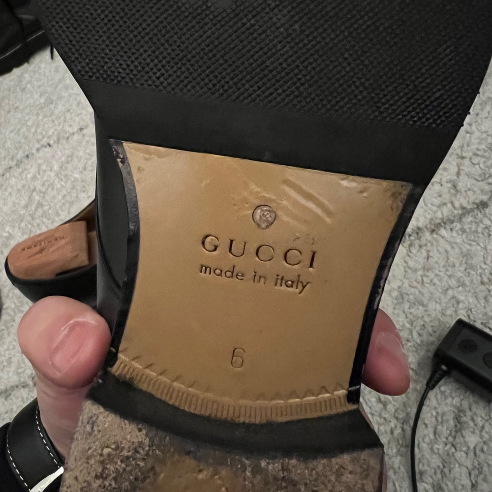 Beautiful Gucci shoes, literally worn gently once for a wedding.